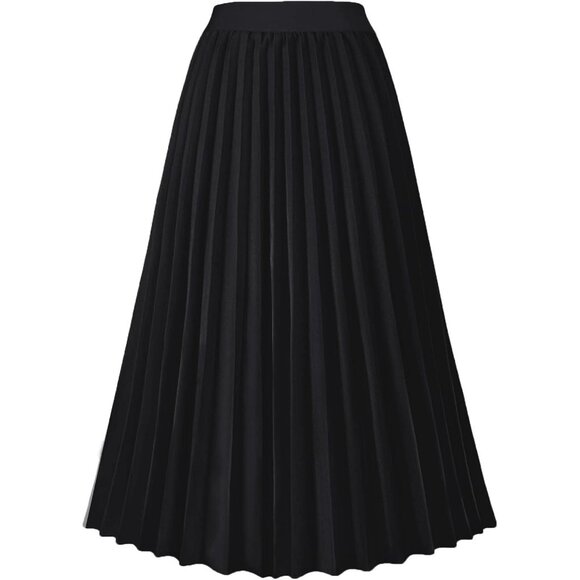 Lucy Black Midi Skirt with Timeless Elegance size 44 - Picture 5 of 15